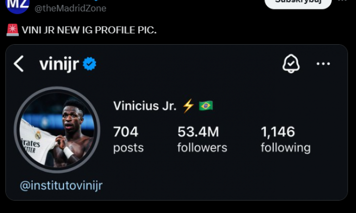 NOWE PROFILOWE Viniego na IG! Chyba zostaje... ;)